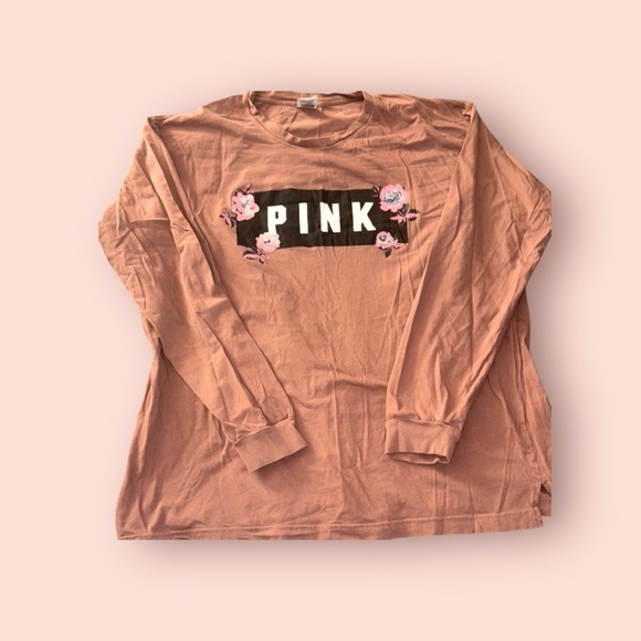 Pink Long Sleeve Graphic Tee - Picture 2 of 4